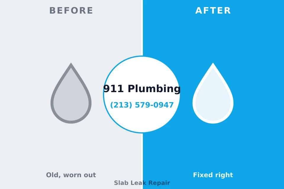 Before and after: plumbing repair Fort Washakie, WY